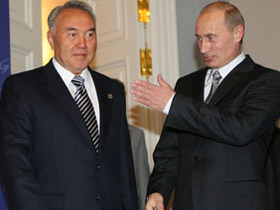 Назарбаев и Путин. Фото: russia-g8.ru