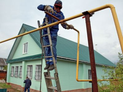 Сварка газовых труб во время газификации загородного дома. Фото: ТАСС/ Владимир Смирнов